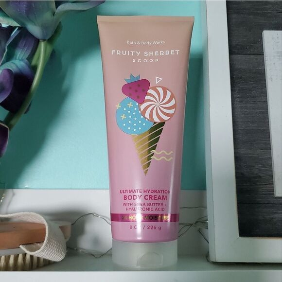 Bath And Body Works 3 Piece Fruity Sherbert Scoop Set - Picture 2 of 6